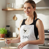 Hummingbird Flower Garden Apron Schort