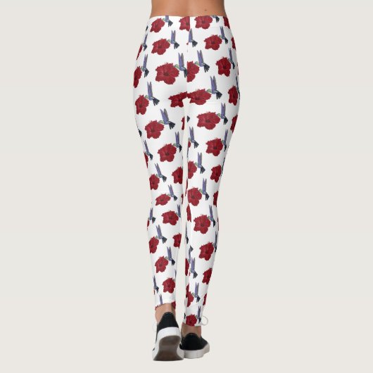 Hummingbird Flower Love Leggings (Achterkant)