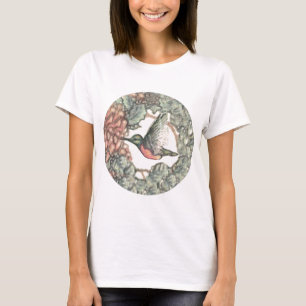 Hummingbird & Flowers T-shirt