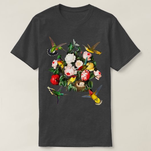 Hummingbird FlowersHummingbird Lover Gift Hummingb T-shirt (Design voorkant)