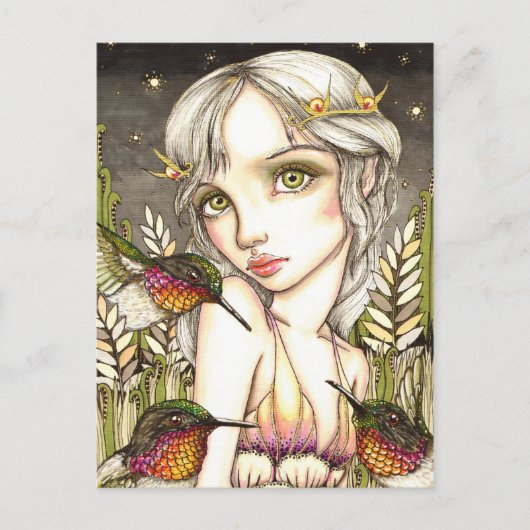 Hummingbird Flutter Briefkaart (Voorkant)
