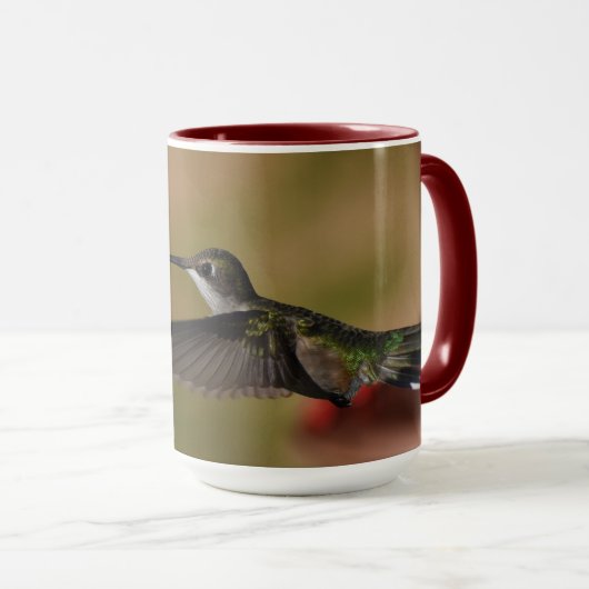 Hummingbird Flying Coffee Mok (Voorkant rechts)