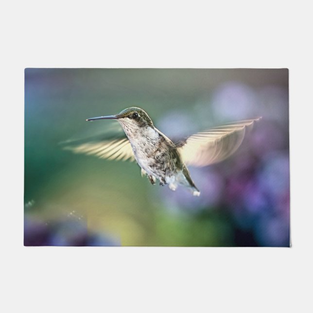 Hummingbird Flying Deurmat (Voorkant)