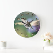 Hummingbird Flying Grote Klok (Huis)