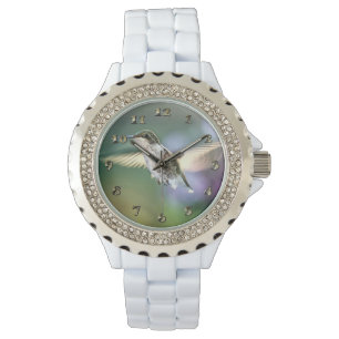 Hummingbird Flying Horloge