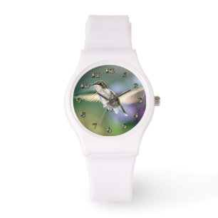 Hummingbird Flying Horloge
