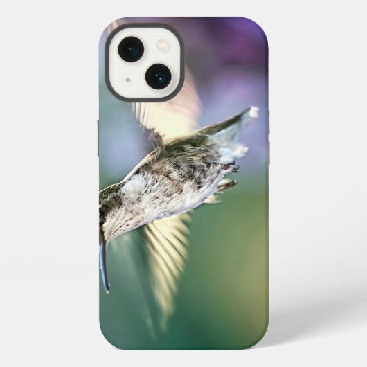 Hummingbird Flying iPhone Hoesje (Achterkant)