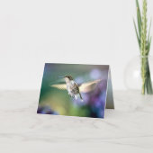 Hummingbird Flying Kaart (Voorkant)