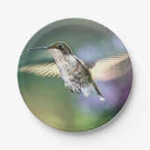 Hummingbird Flying Papieren Bordje (Voorkant)