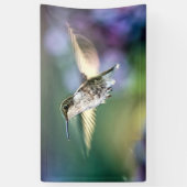 Hummingbird Flying Spandoek (Verticaal)