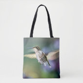 Hummingbird Flying Tote Bag (Voorkant)