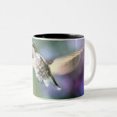 Hummingbird Flying Tweekleurige Koffiemok (Voorkant rechts)