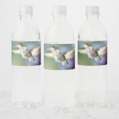 Hummingbird Flying Waterfles Etiket (Flessen)