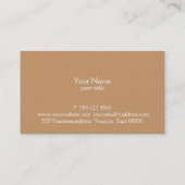 Hummingbird Frans geïnspireerd  Visitekaartje (Achterkant)