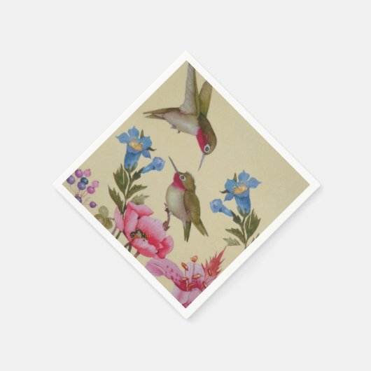 Hummingbird Friends Wilde Flowers Servetten (Hoek)
