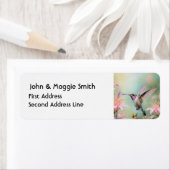 Hummingbird Garden Bird Wildlife Art Etiket (Insitu)