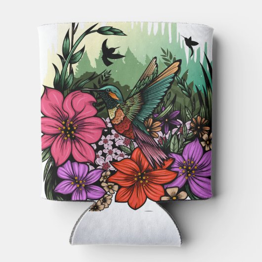 Hummingbird Garden Blikjeskoeler (Achterkant)