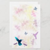 Hummingbird Garden Briefpapier (Voorkant / Achterkant)