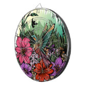 Hummingbird Garden Dartbord (Voorkant Rechts)