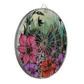 Hummingbird Garden Dartbord (Voorkant Links)