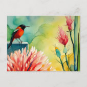 Hummingbird Garden Feestdagenkaart (Voorkant)