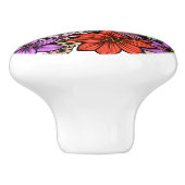 Hummingbird Garden Keramische Knop (Zijkant)