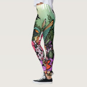 Hummingbird Garden Leggings (Links)