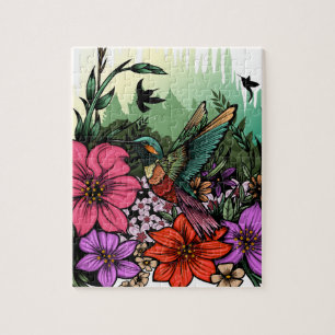 Hummingbird Garden Legpuzzel