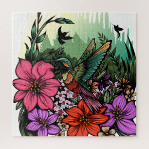 Hummingbird Garden Legpuzzel