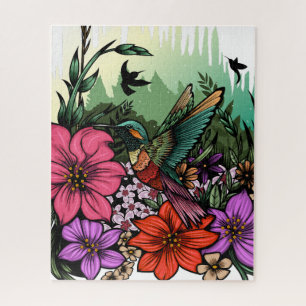 Hummingbird Garden Legpuzzel