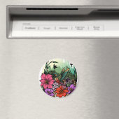 Hummingbird Garden Magneet (Insitu (Vaatwasser))