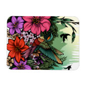 Hummingbird Garden Magneet (Horizontaal)