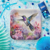 Hummingbird Garden Papieren Bordje (Feest)