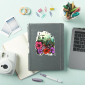 Hummingbird Garden Sticker (iPad Cover)