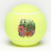 Hummingbird Garden Tennisballen (Achterkant)