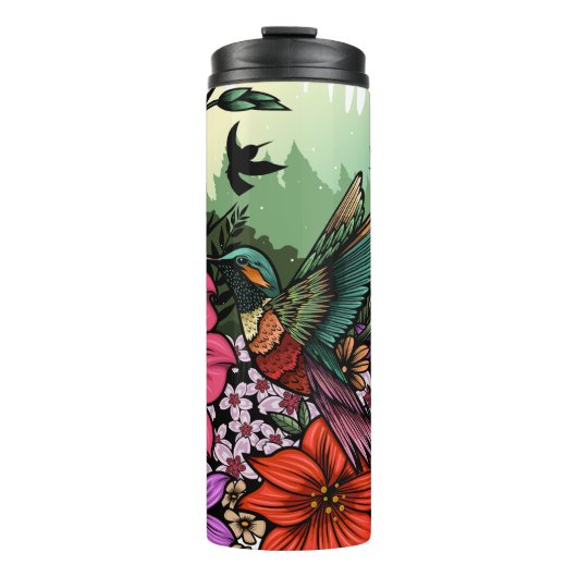 Hummingbird Garden Thermosbeker (Voorkant)