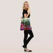 Hummingbird Garden Tote Bag (Op model)