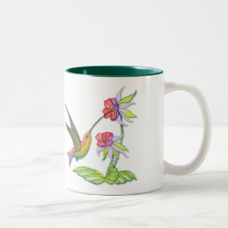 Hummingbird Garden Tweekleurige Koffiemok