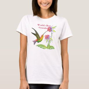 Hummingbird Garden voor oma T-shirt
