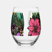 Hummingbird Garden Wijnglas Zonder Voet (Links)