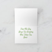 Hummingbird Gathering Nectar Feestdagen Kaart (Binnen)