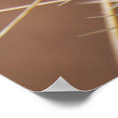 Hummingbird Gathering Nest Materie Poster (Hoek)