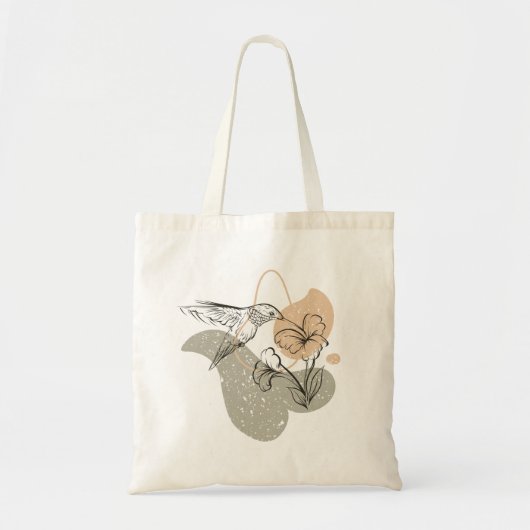 Hummingbird Gedrukte Canvas tas (Voorkant)