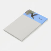 Hummingbird Gepersonaliseerde Post it Notes 4x6 (Schuin)