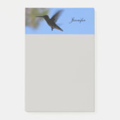 Hummingbird Gepersonaliseerde Post it Notes 4x6 (Voorkant)