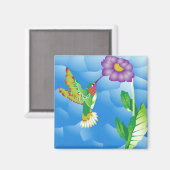 Hummingbird: gestileerd magneet (Voorkant / Achterkant)