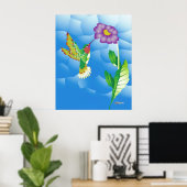 Hummingbird: gestileerd poster (Thuiskantoor)