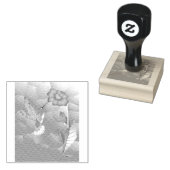 Hummingbird: gestileerd rubberstempel (Gestempeld)