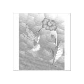 Hummingbird: gestileerd rubberstempel (Afrduk)