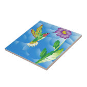 Hummingbird: gestileerd tegeltje (Zijkant)